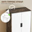 2-Door 3 Drawer Wardrobe, Bedroom Home Clothing Storage Furniture, Rustic Brown