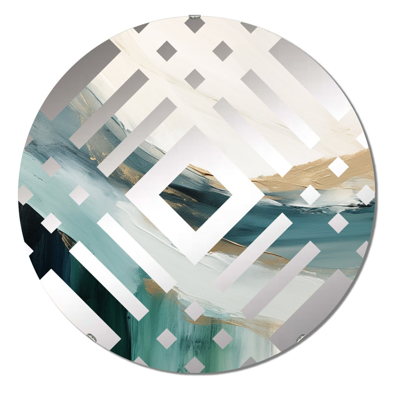 Braeton - Diamond Decorative Mirror, 23.6" x 23.6"