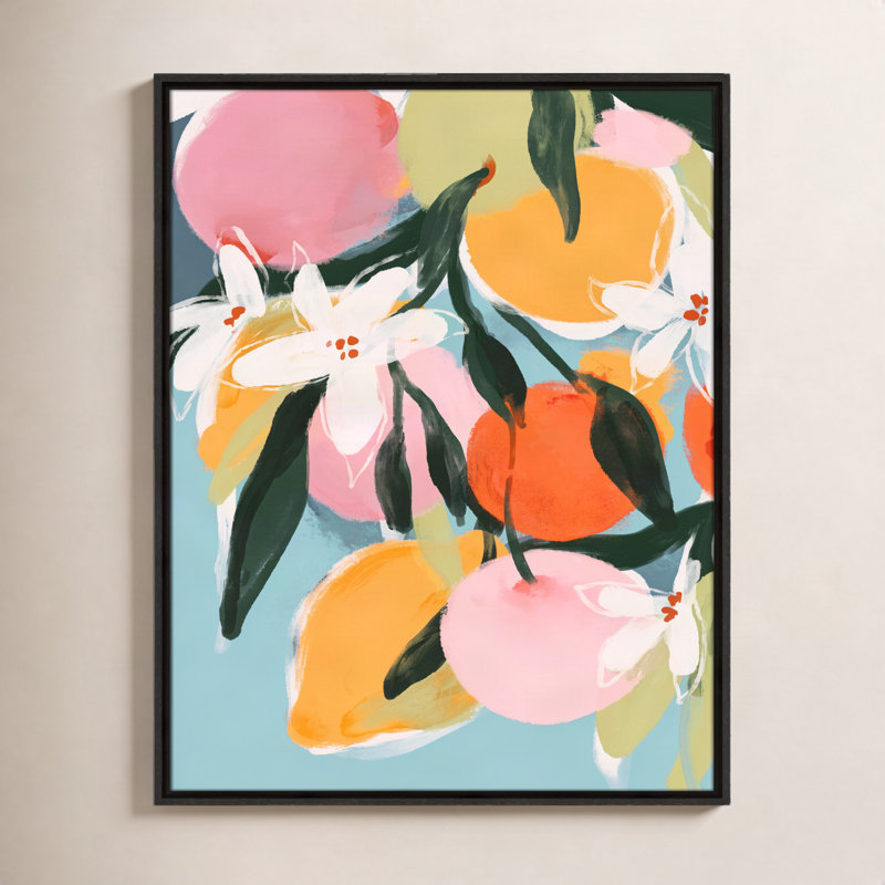 Fruity Summer I Print by Treechild, 29.5" H x 23.5" W, Espresso Floater