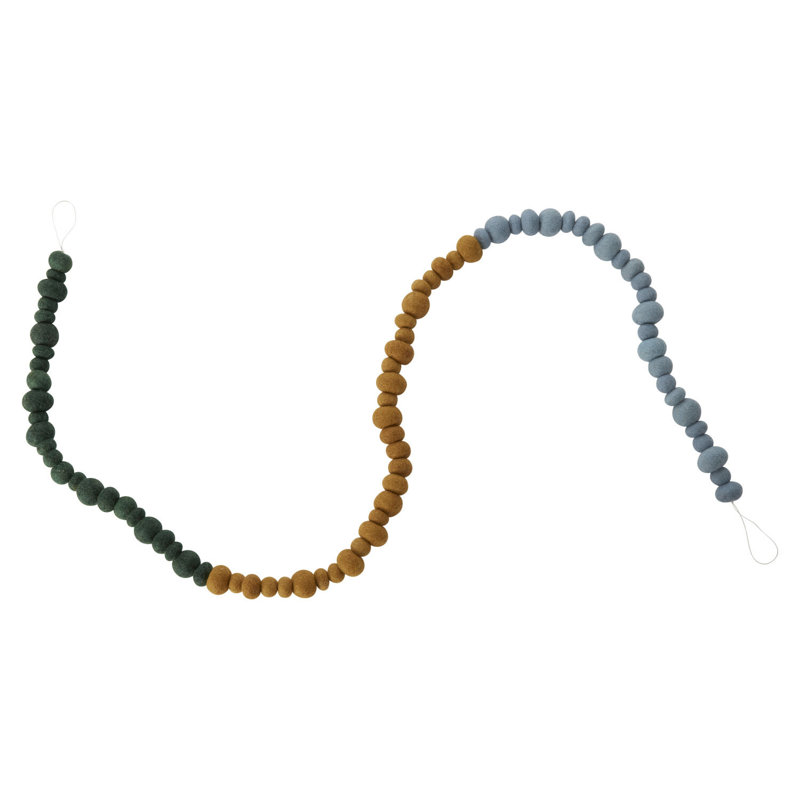 68'' in. Faux Garland, Green/Yellow/White