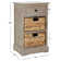 Painswick Solid Wood 3 - Drawer End Table