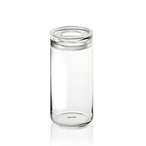 Grigio Glass Canisters by Guzzini