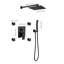 Robinets de douche muraux avec valve brute