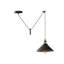 Anahla 1-Light Modern Industrial  Cone Pendant – Adjustable Ceiling Fixture for Contemporary Spaces-157410827-157410832