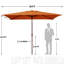 Shinetta 6,5 x 10 pi Parasol carré-910630948