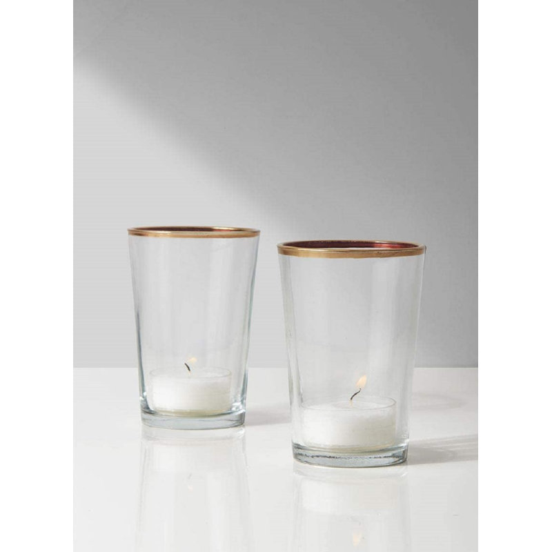 3.5'' H Glass Tabletop Votive Holder