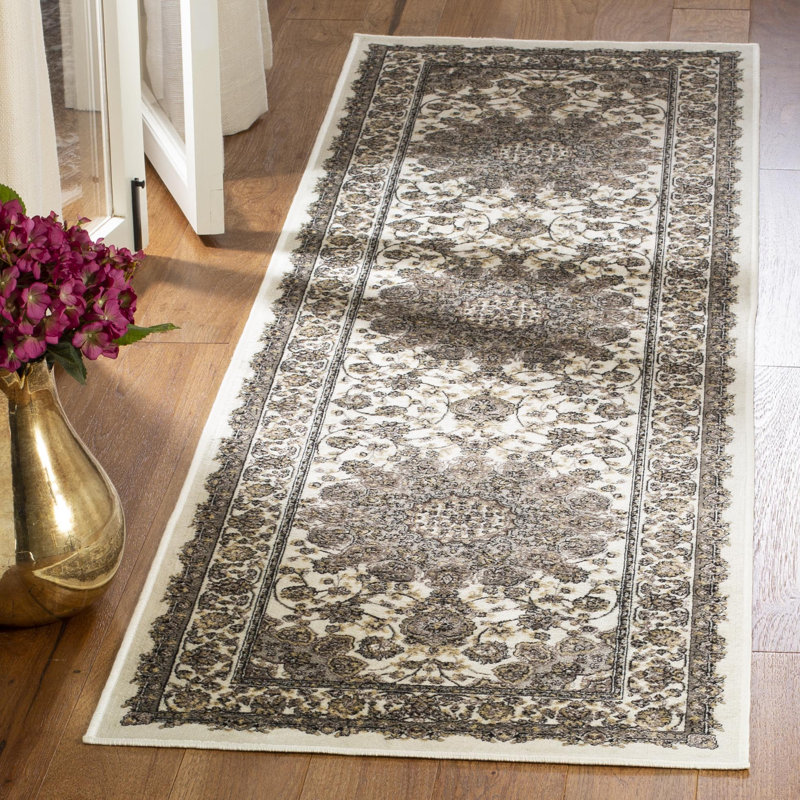 Carolus Viscose Pile Oriental Rug, Runner 2'2" x 8'