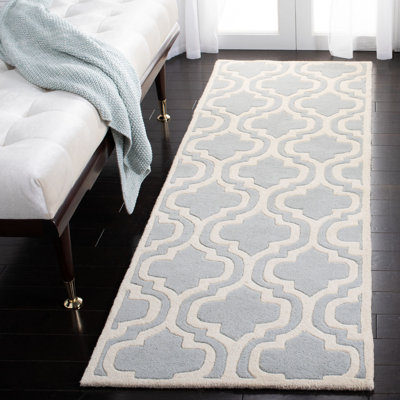 Carolene Hand Tufted Wool Geometric Rug