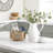 Wood Round Flatware Caddy