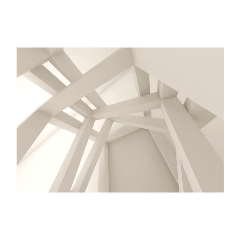 White Construction 2.8m x 400cm Wallpaper, 350 cm x 245 cm