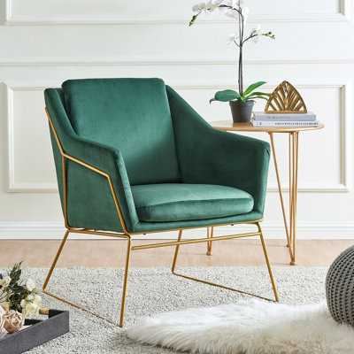Lasca Velvet Armchair