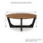 Katwon Solid Wood Single Coffee Table