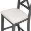 Ensemble de 6 tables de salle à manger à hauteur de comptoir avec 4 chaises et un banc pour la salle à manger-1306980168