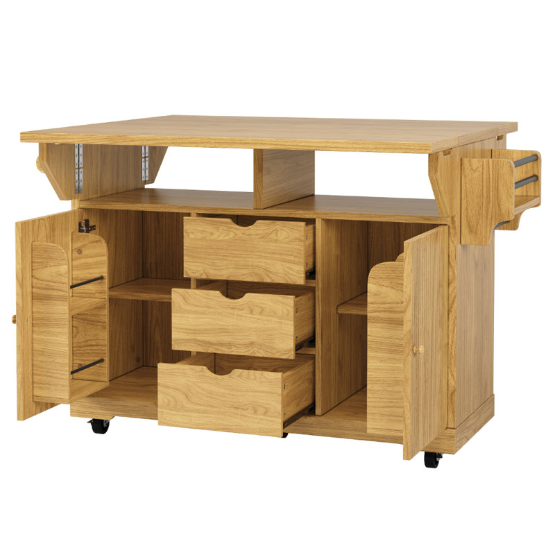 142.5 cm W Kitchen Cart with