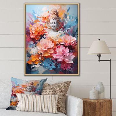 Bouddha floral en méditation II