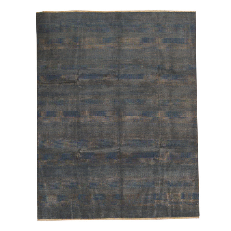 Hand Woven Cotton and Wool Area Rug