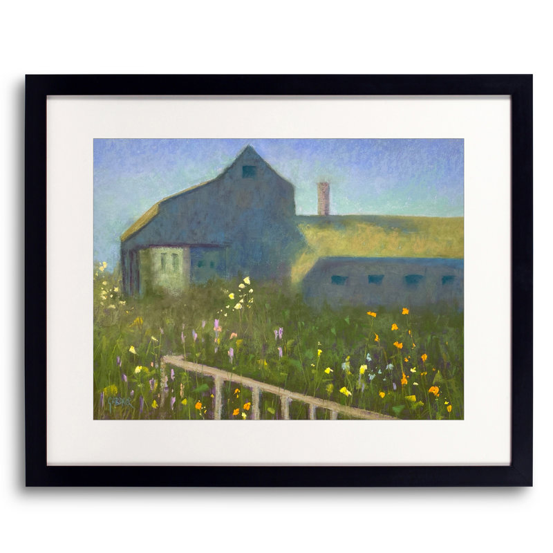 Barn Print by Dina Gardner, 16" W x 20" H