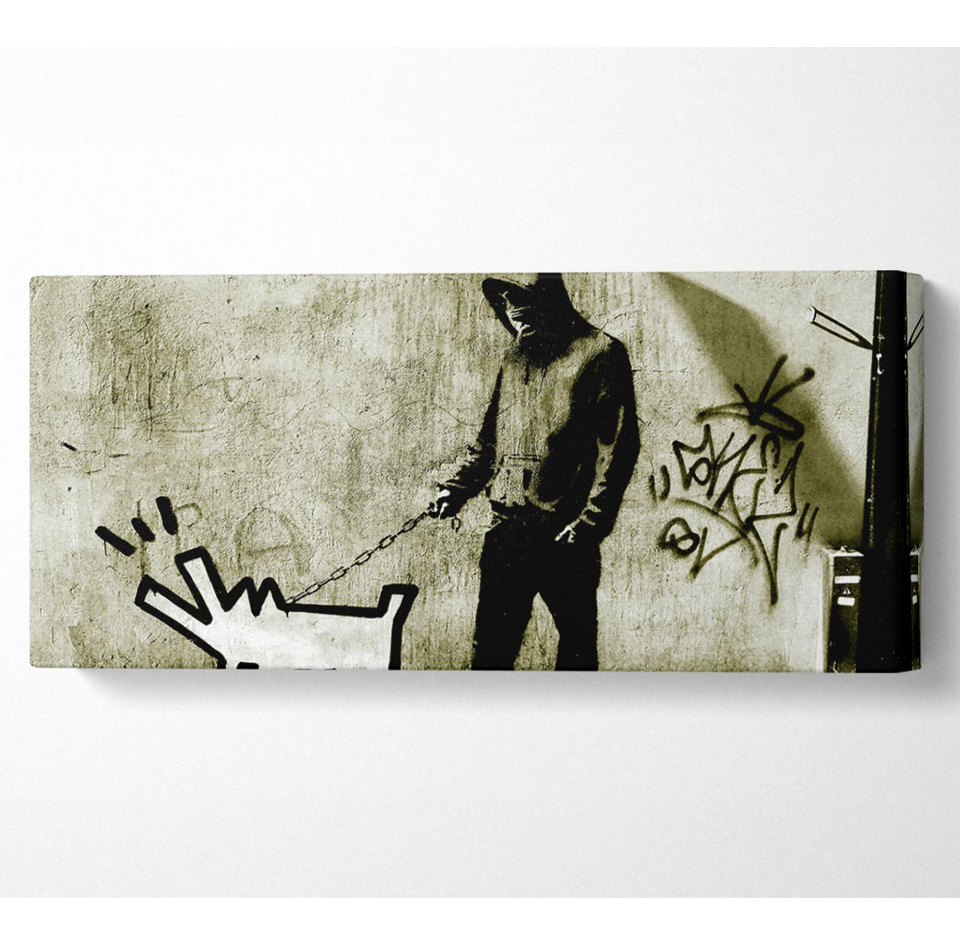 Haring Dog - Kunstdrucke auf Leinwand - Wrapped Canvas