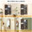 14.5'' Wide Over the Door Jewelry Armoire with Mirror-350817244