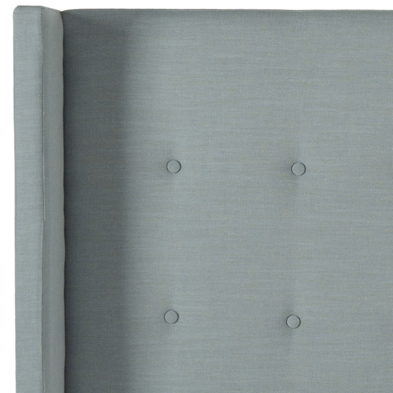 Davin Upholstered Headboard, Queen, Sky Blue
