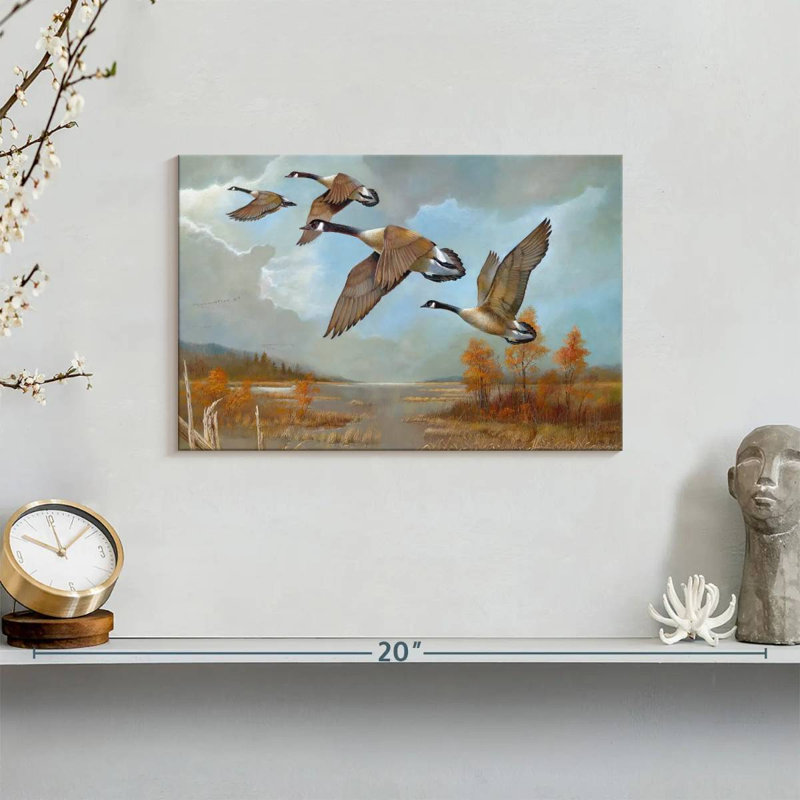 Brampt Canadian Geese, 8" H x 12" W