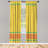 Ivy Bronx Abstract Curtains, Simple Style Greek Pattern, Pair of 28"x95"-448280060