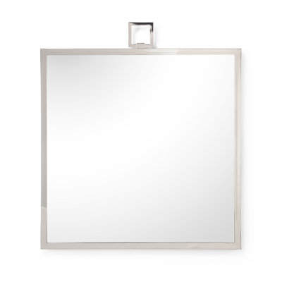 Flat Metal Lighted Wall Mirror