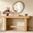 63-Inch Solid Wood Console Table, Farmhouse Entryway Table, Sofa Table
