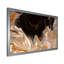 Vagues de marbre brun et noir - Peinture sur toile-67230819-67230820