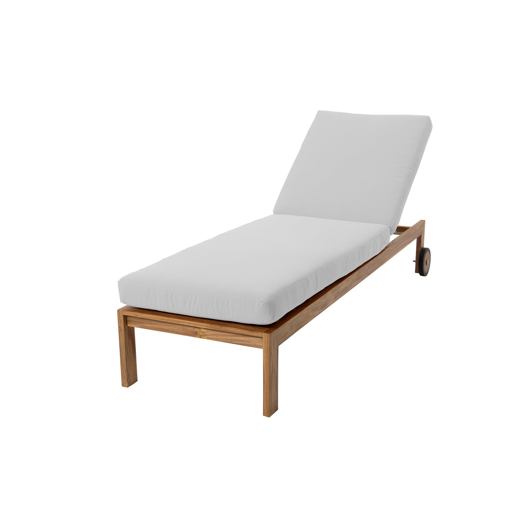 Uvita 25.75'' Outdoor Teak Chaise Lounge Set, Natural
