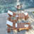 Jennalea Square Eucalyptus Solid Wood Outdoor Side Table , 18 " W 18;18 " D