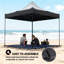 Auvent de remplacement facile à installer, auvent de remplacement pour tente pop-up, avec 4 sacs de sable-125299833
