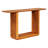 Mirod Elegant Minimalist Console Table With Curved Corners-1376668020