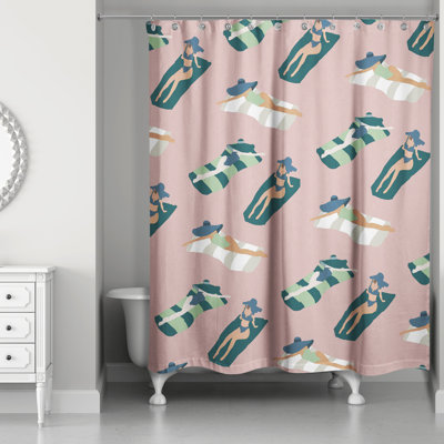 Rideau de douche simple Alfiee