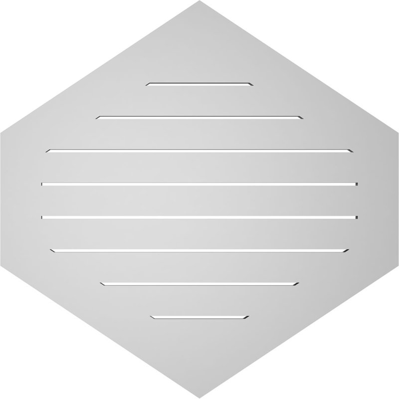 Pente verticale verticale en uréthane 8 pi, 1" H x 34" W x 34" L