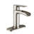 Modern Single Hole Bathroom Faucet with Drain Assembly, Single Handle Vanity Sink Faucet with Waterfall Spout and Hot Cold Water Control-63013496