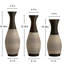 Ensemble de 3 vases de bureau