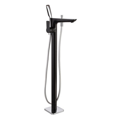Stan 1 Handle Floor Clawfoot Tub Faucet with Diverter