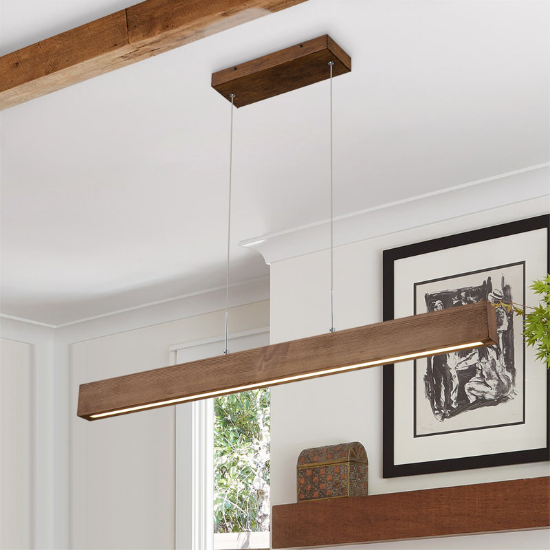 Luminaire suspendu pour îlot de cuisine 41,3 po, Naturel