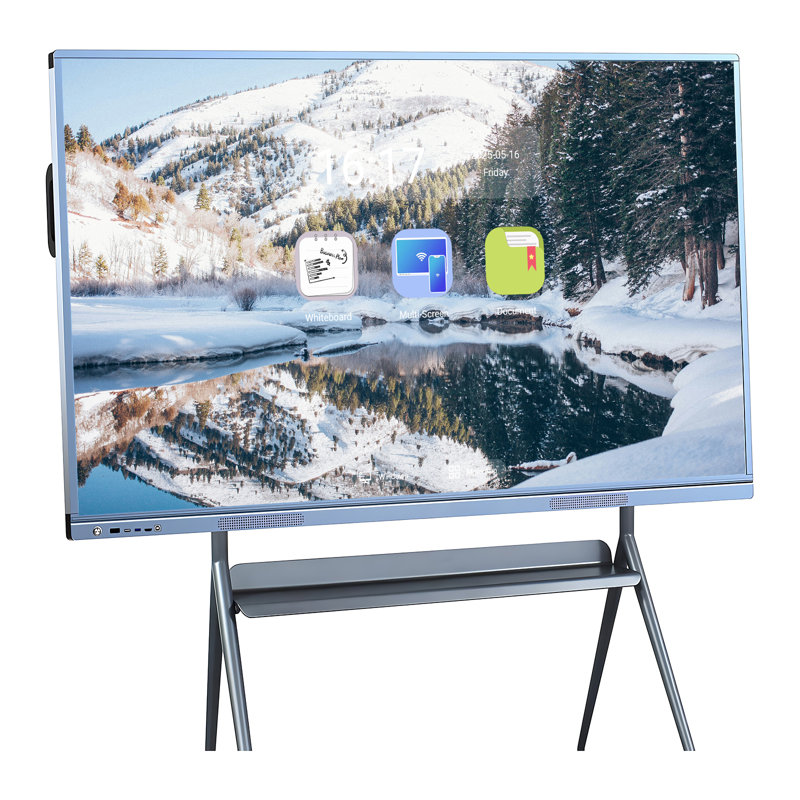 JYXCN Smart Board 86 Inch All-in-One Touch - Interactive Whiteboard with Dual System, Cloud Sharing Functionality, Ideal for Interactive Classrooms, Office Collaborations & Captivating Presentations