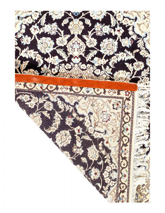 Tapis rectangulaire en laine et en soie Iklim