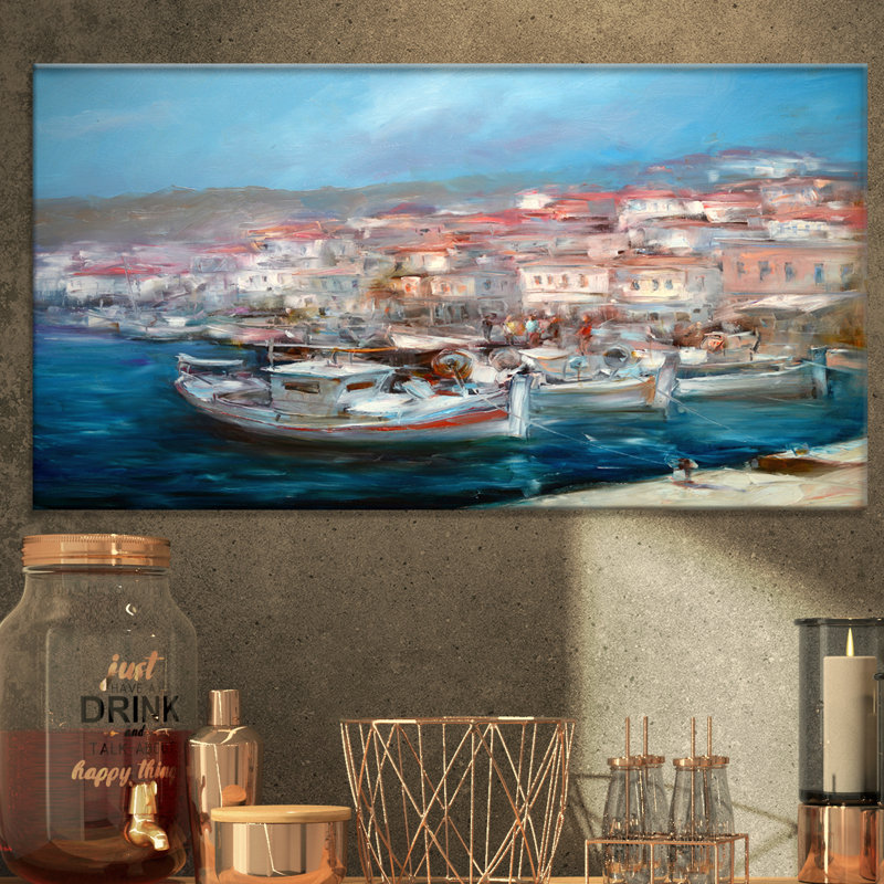 Reproduction d’art sur toile tendue, H 16 po x l 32 po x P 1 po