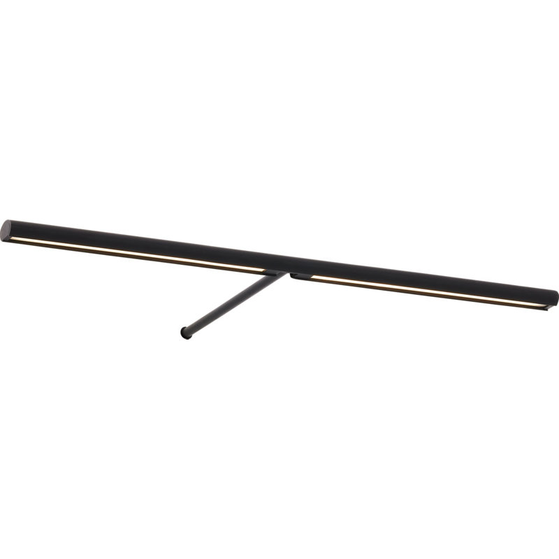 Plural Dome Picture Light, Nightshade Black, 0.5" H x 18" W x 8.9" D, 13.5