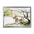 Toile argentée avec cadre d'angle fermé