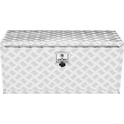 36"17"18" Tool Box, Heavy Duty Aluminum, Waterproof, With Lock And Keys, T - Handle Latch, For Any Vehicle Storage Truck 36"17"18", Lockable, Truck, Van, Trailer, Store Your Camping Gear