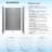 75/96" H Solid Surface Shower & Tub Wall Panel, Surround, Quick Install, Cuttable, 0.138" thick-76352047-76352050