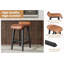 Counter Stool with Metal Frame-1672115324-1672115325