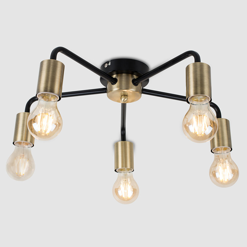 Merrie Semi Flush Mount, No Bulb