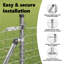 Galvanised Steel Border Fencing-1122933255-1122933254