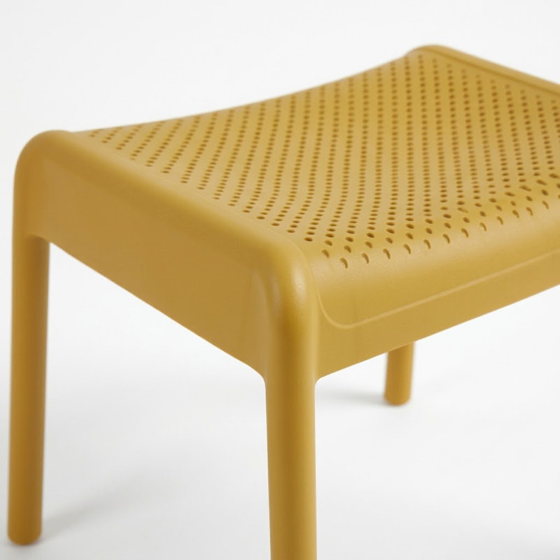 NITA High Back Lounge Chair with NITA Footstool Ginger